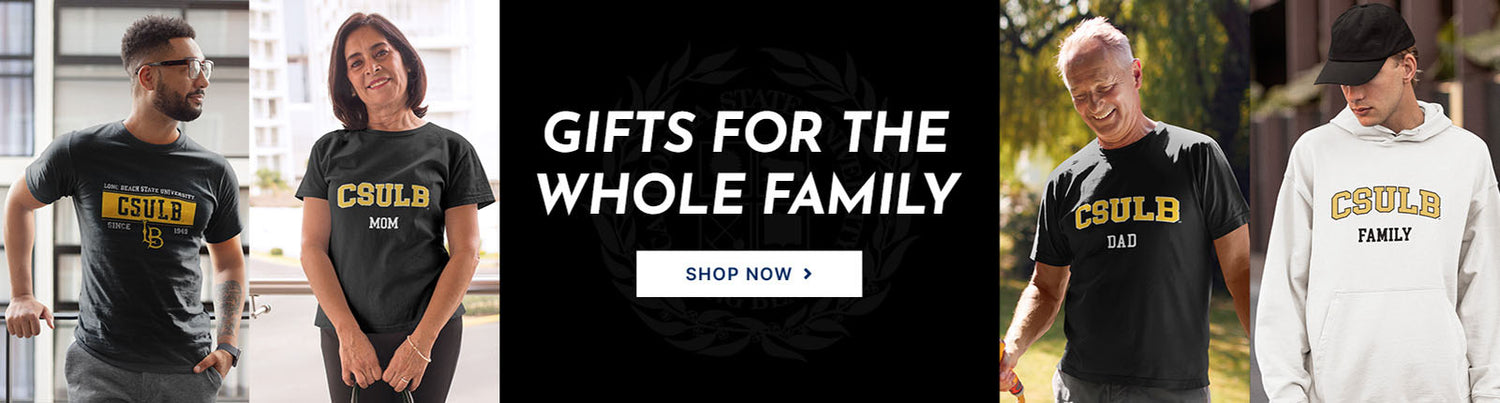 Gifts for the Whole Family. People wearing apparel from CSULB California State University, Long Beach The Beach Apparel – Official Team Gear