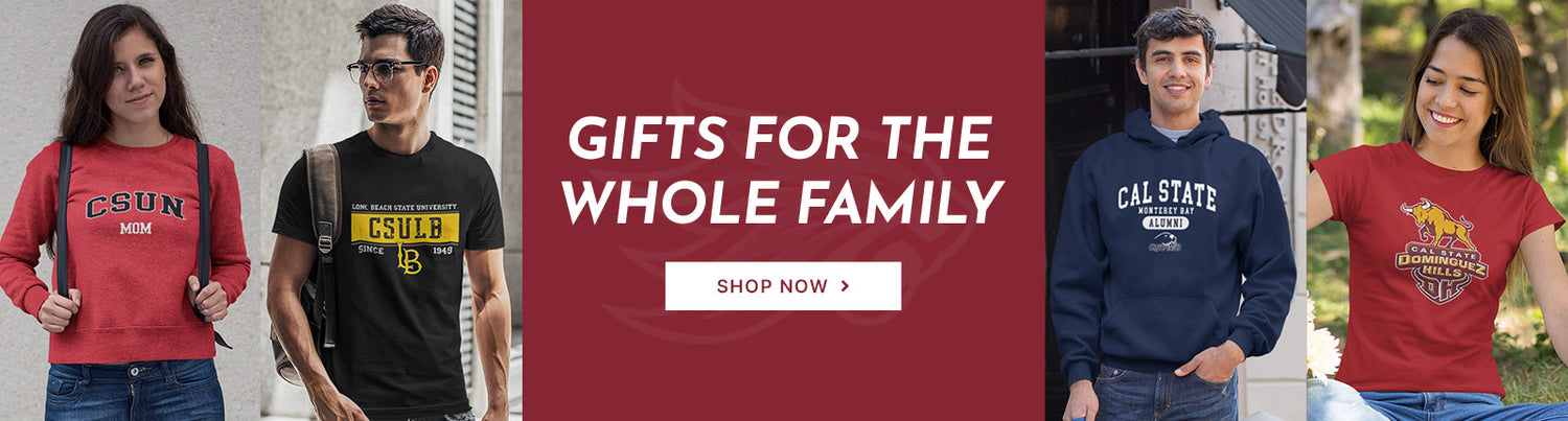 Gifts for the Whole Family. People wearing apparel from CSU California State University Chico Wildcats Apparel – Official Team Gear