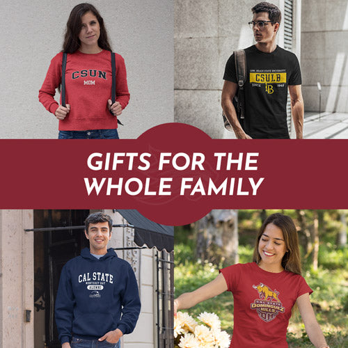 Gifts for the Whole Family. People wearing apparel from CSU California State University Chico Wildcats Apparel – Official Team Gear - Mobile Banner