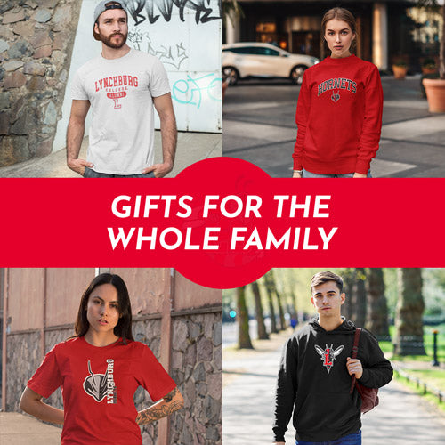 Gifts for the Whole Family. People wearing apparel from Lynchburg College Hornets Apparel – Official Team Gear - Mobile Banner