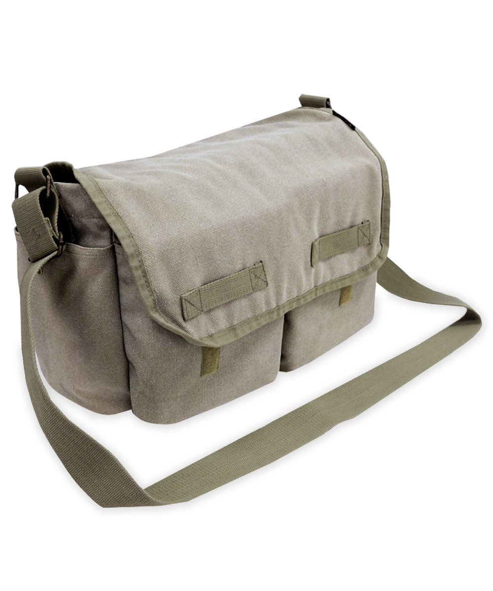 oversized canvas messenger bag
