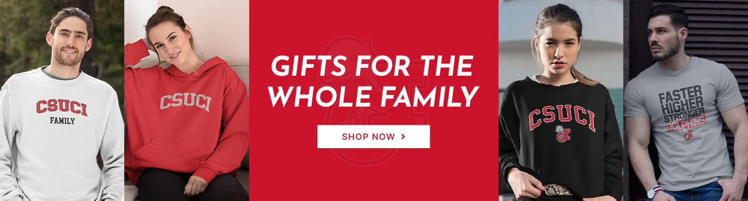 Gifts for the Whole Family. People wearing apparel from CSUCI California State University Channel Islands Dolphins Apparel – Official Team Gear