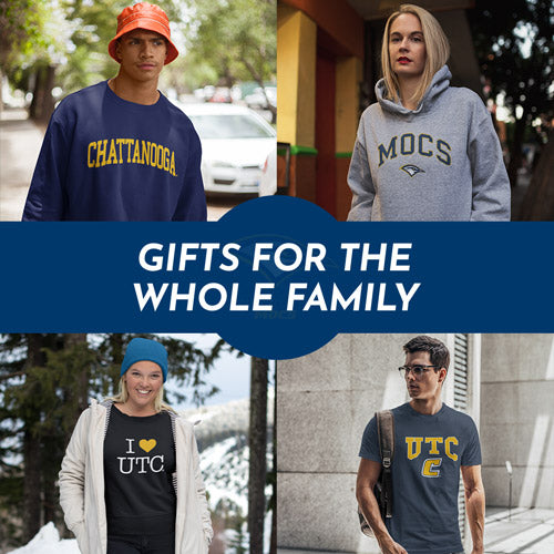 Gifts for the Whole Family. People wearing apparel from University of Tennessee at Chattanooga (UTC) MOCS Apparel – Official Team Gear - Mobile Banner