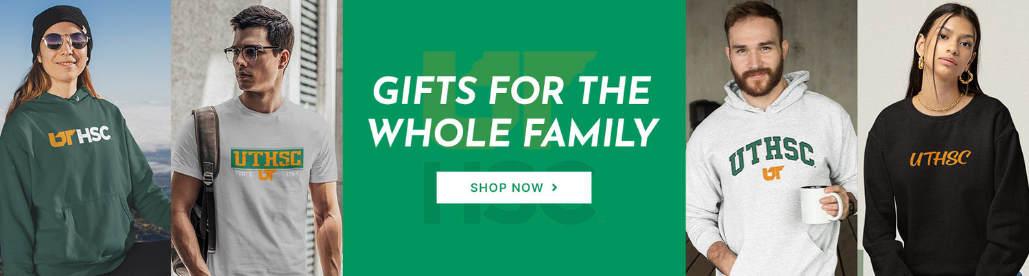 Gifts for the Whole Family. People wearing apparel from UTHSC University of Tennessee Health Science Center Apparel – Official Team Gear