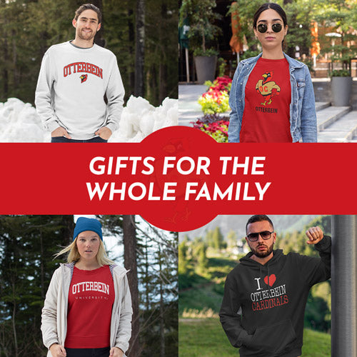 Gifts for the Whole Family. People wearing apparel from Otterbein University Cardinals Apparel – Official Team Gear - Mobile Banner