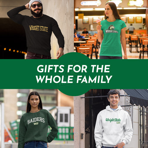Gifts for the Whole Family. People wearing apparel from Wright State University Raiders Apparel – Official Team Gear - Mobile Banner