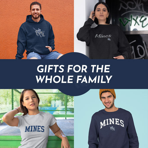 Gifts for the Whole Family. Kids wearing apparel from Colorado School of Mines Orediggers - Mobile Banner