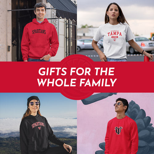 Gifts for the Whole Family. Kids wearing apparel from University of Tampa Spartans - Mobile Banner