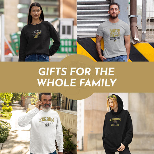 Gifts for the Whole Family. People wearing apparel from Ferrum College Panthers Official Team Apparel - Mobile Banner
