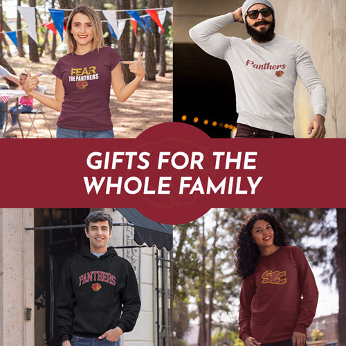 Gifts for the Whole Family. People wearing apparel from Sacramento City College Panthers - Mobile Banner
