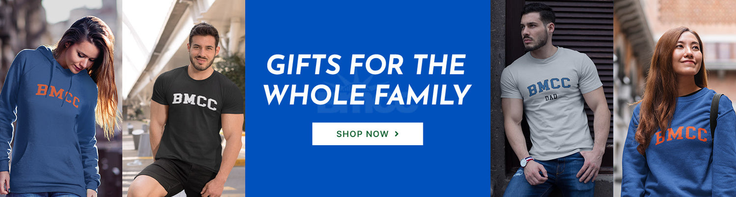 Gifts for the Whole Family. People wearing apparel from Borough of Manhattan Community College Panthers Official Team Apparel