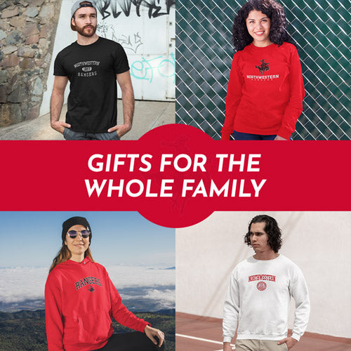 Gifts for the Whole Family. People wearing apparel from Northwestern Oklahoma State University Rangers Official Team Apparel - Mobile Banner