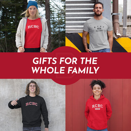 Gifts for the Whole Family. People wearing apparel from Rowan College at Burlington County Barons Official Team Apparel - Mobile Banner