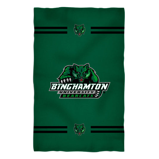 Binghamton University Bearcats Green Beach Bath Towel by Vive La Fete