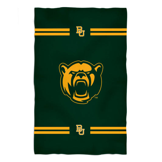 Baylor University Bears Green Beach Bath Towel by Vive La Fete