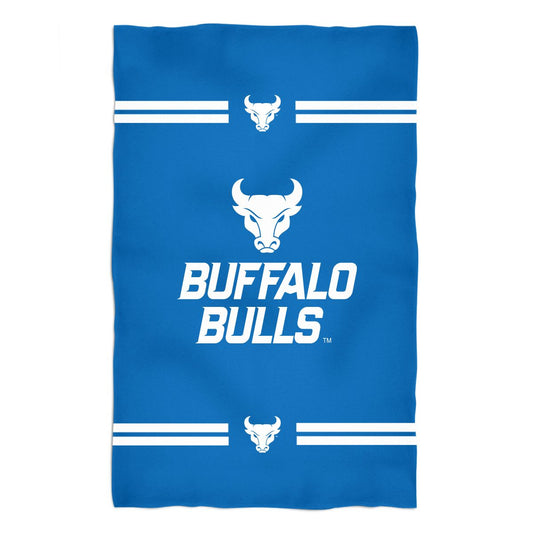 University at Buffalo Bulls Blue Beach Bath Towel by Vive La Fete