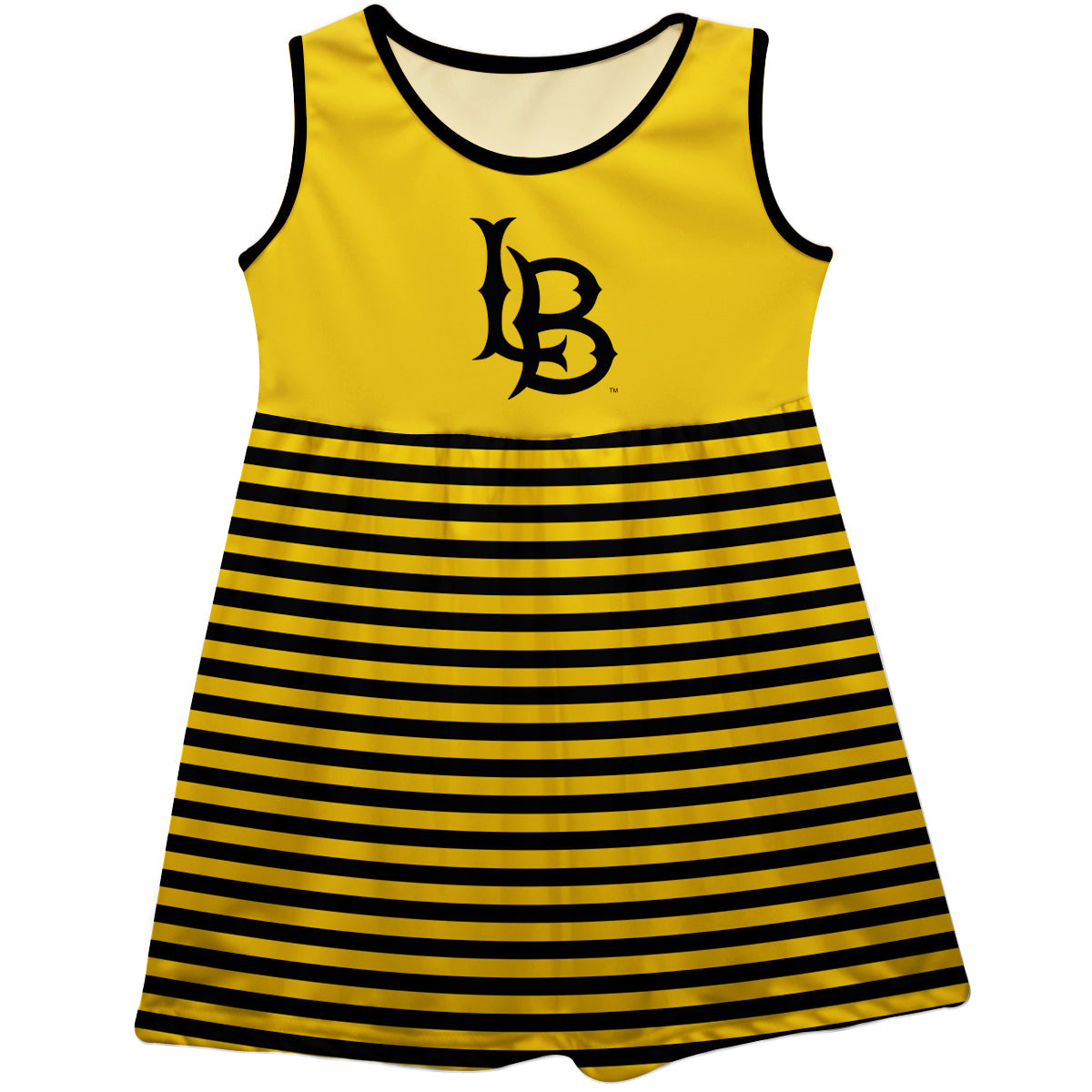 Cal State Long Beach 49ers Girls Game Day Sleeveless Tank Dress Solid