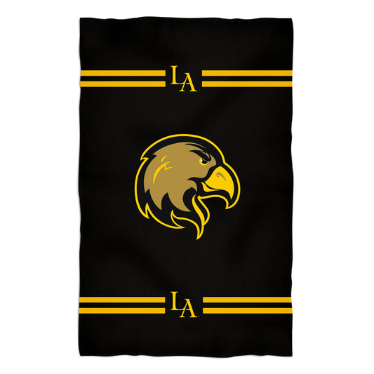 Cal State LA Golden Eagles Black Beach Bath Towel by Vive La Fete