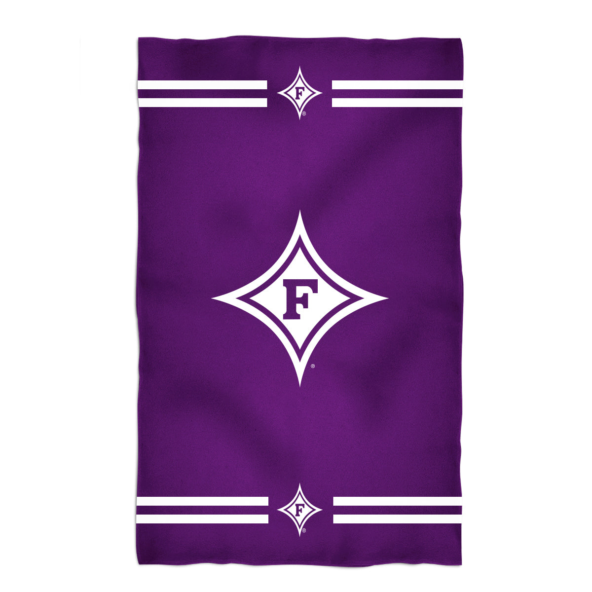 Furman Paladins Purple Beach Bath Towel by Vive La Fete