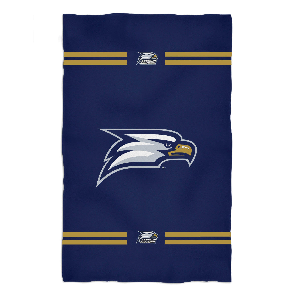 Georgia Southern Eagles Navy Beach Bath Towel by Vive La Fete