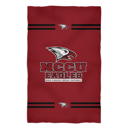 North Carolina Central Eagles Maroon Beach Bath Towel by Vive La Fete