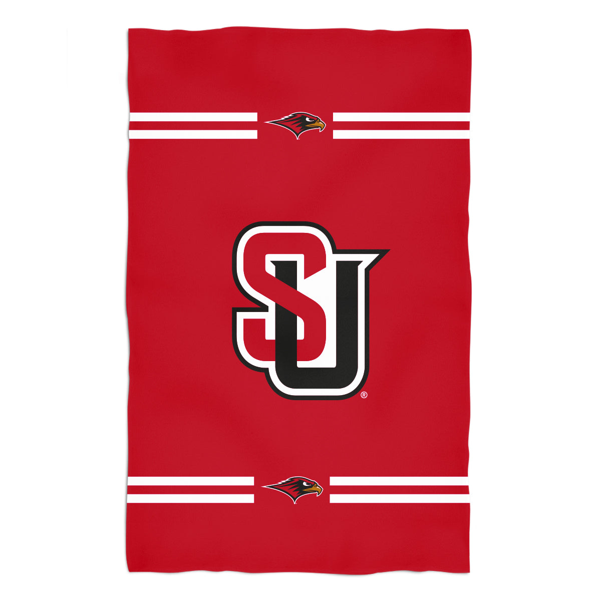 Seattle University Redhawks Red Beach Bath Towel by Vive La Fete