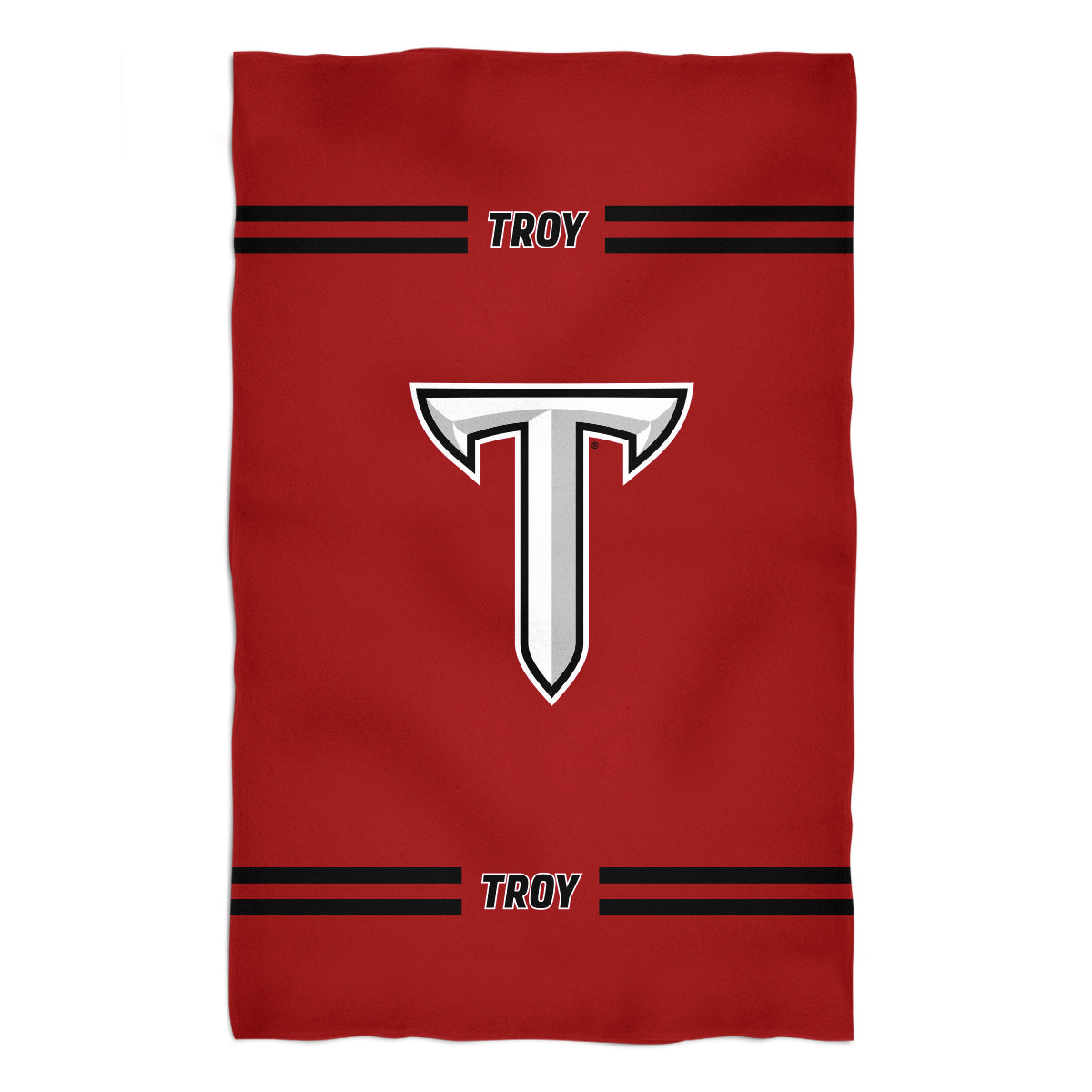 Troy Trojans Maroon Beach Bath Towel by Vive La Fete