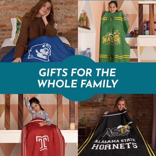 Gifts for the Whole Family. People wearing apparel from Vive La Fete Blankets - Mobile Banner