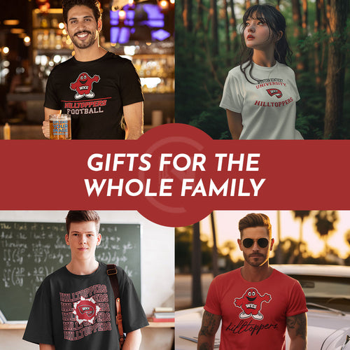 Gifts for the Whole Family. People wearing apparel from Western Kentucky University Hilltoppers - Mobile Banner