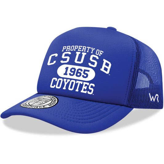 CSUSB California State University San Bernardino Coyotes Property Foam Trucker Hats