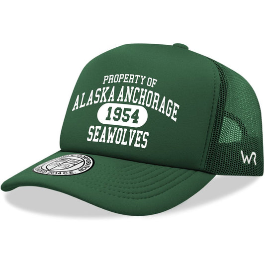 UAA University of Alaska Anchorage Sea Wolves Property Foam Trucker Hats