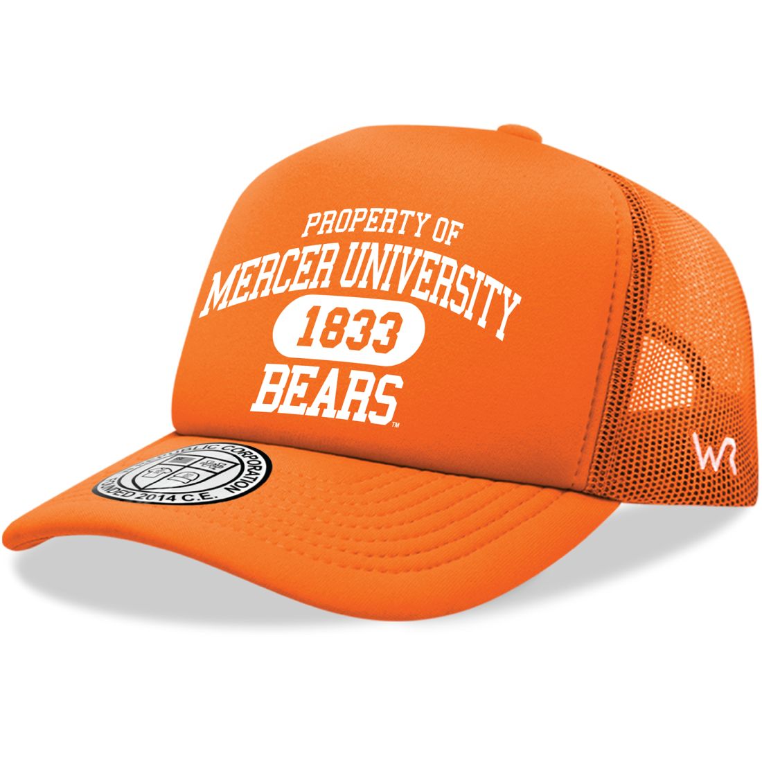 Mercer University Bears Property Foam Trucker Hats display picture 3