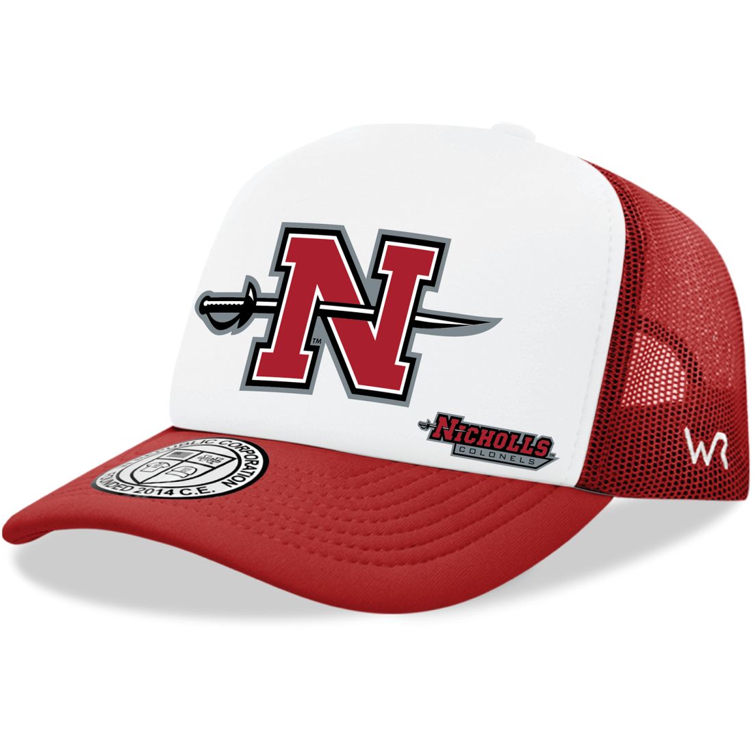 Nicholls State University Colonels Jumbo Foam Trucker Hats