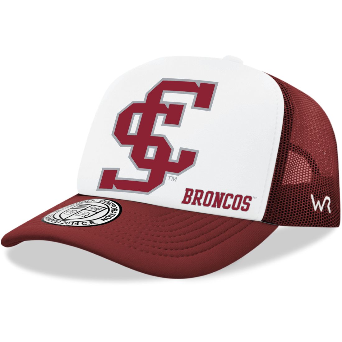 SCU Santa Clara University Broncos Jumbo Foam Trucker Hats