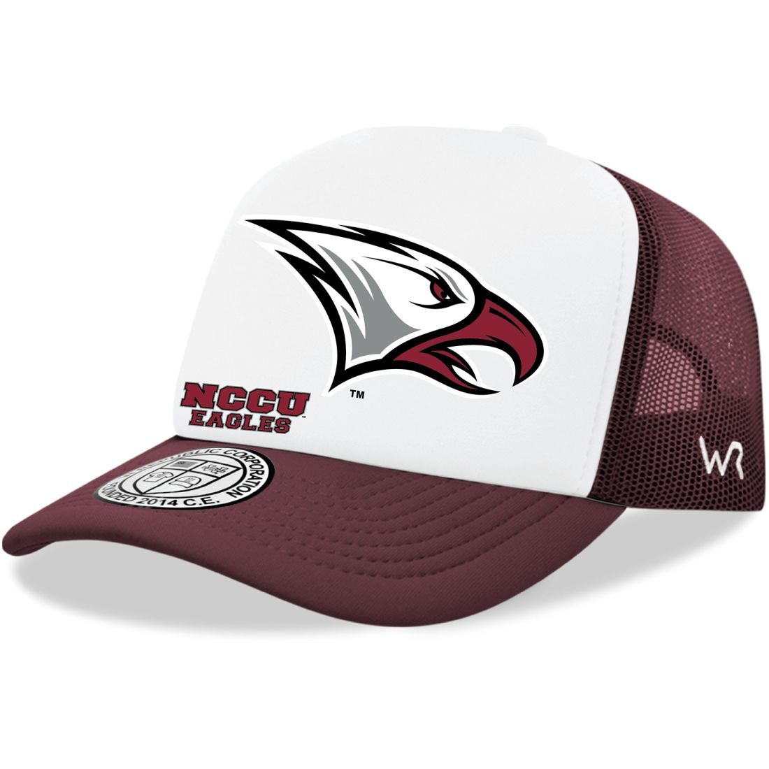 NCCU North Carolina Central University Eagles Jumbo Foam Trucker Hats