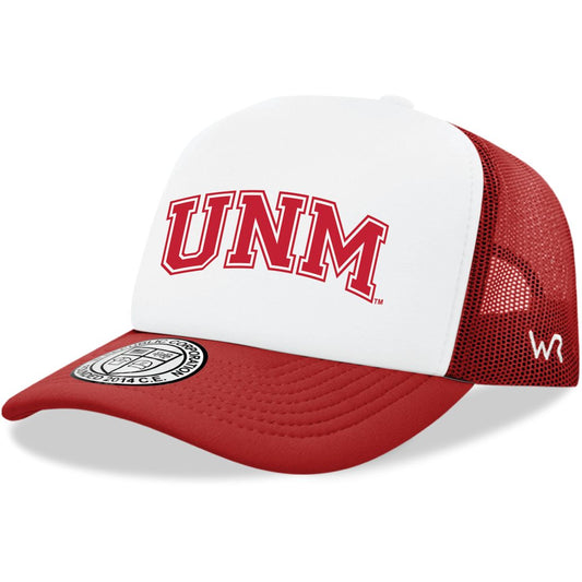 UNM University of New Mexico Lobos Practice Foam Trucker Hats