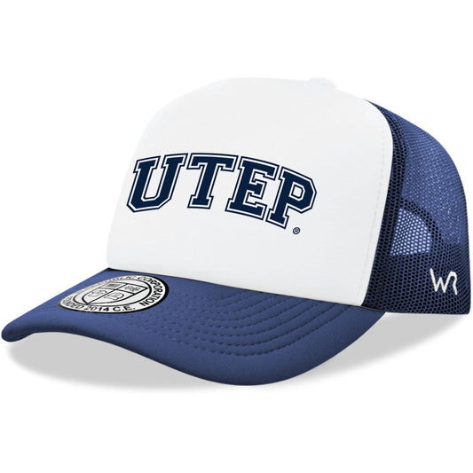 UTEP University of Texas at El Paso Miners Practice Foam Trucker Hats