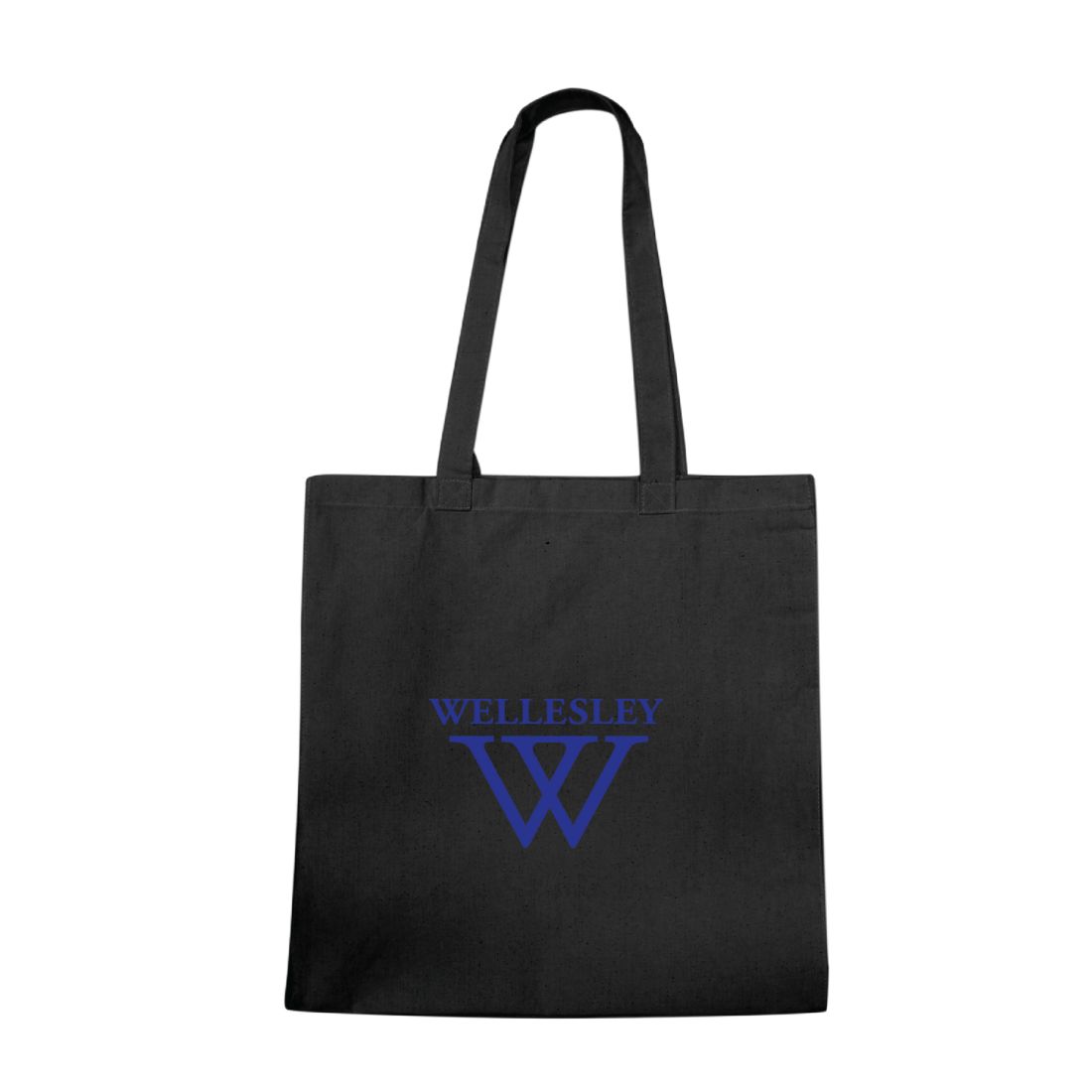 Wellesley College Blue Institutional Tote Bag