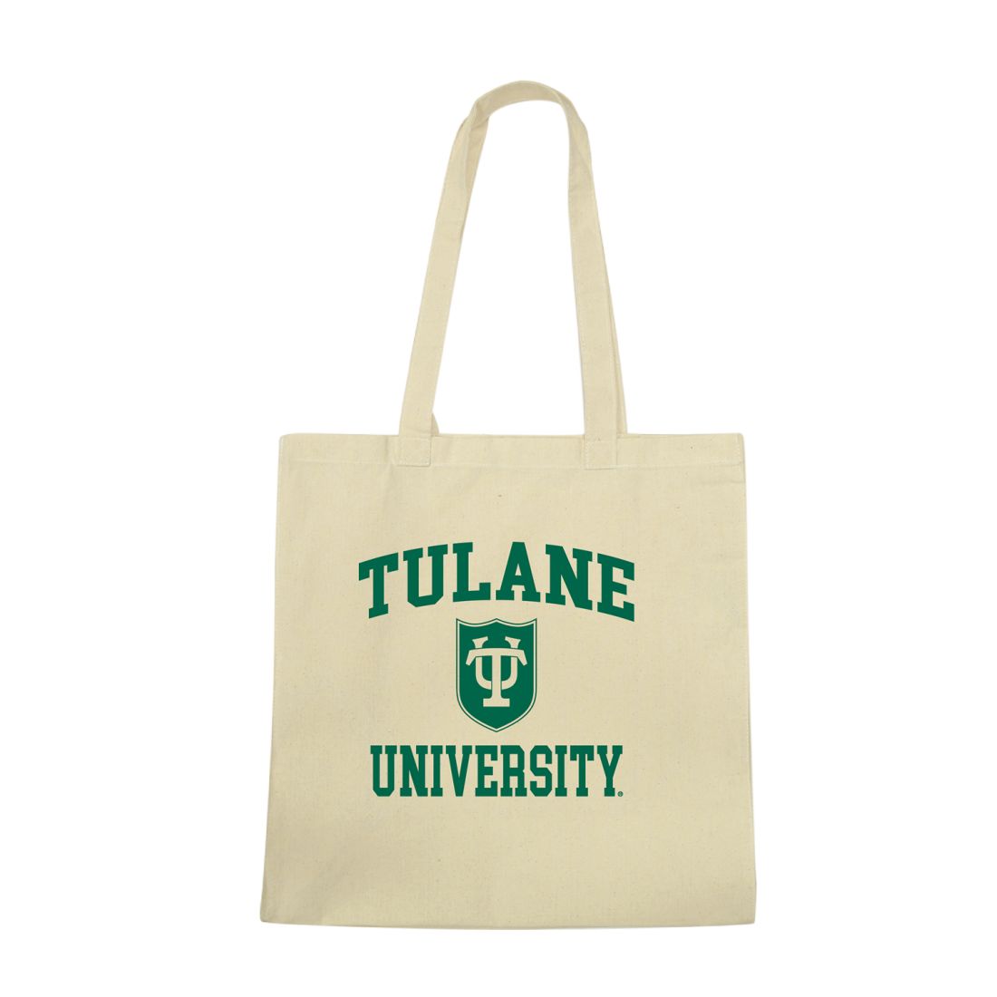 Tulane University Green Waves Institutional Seal Tote Bag
