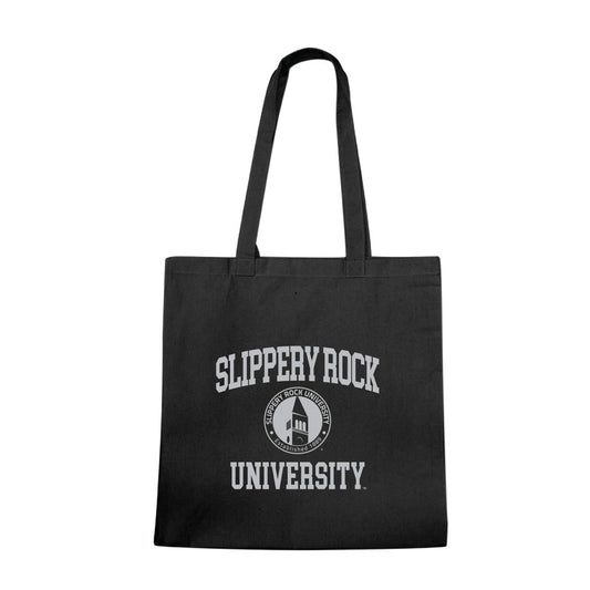 SRU Slippery Rock University The Rock Institutional Seal Tote Bag