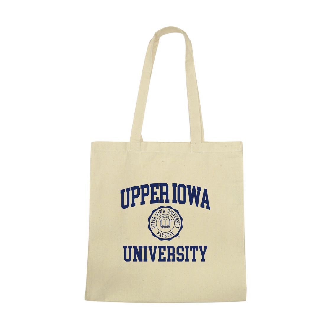 Upper Iowa University Peacocks Institutional Seal Tote Bag