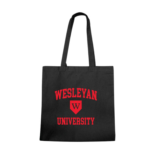 Wesleyan University Cardinals Institutional Seal Tote Bag