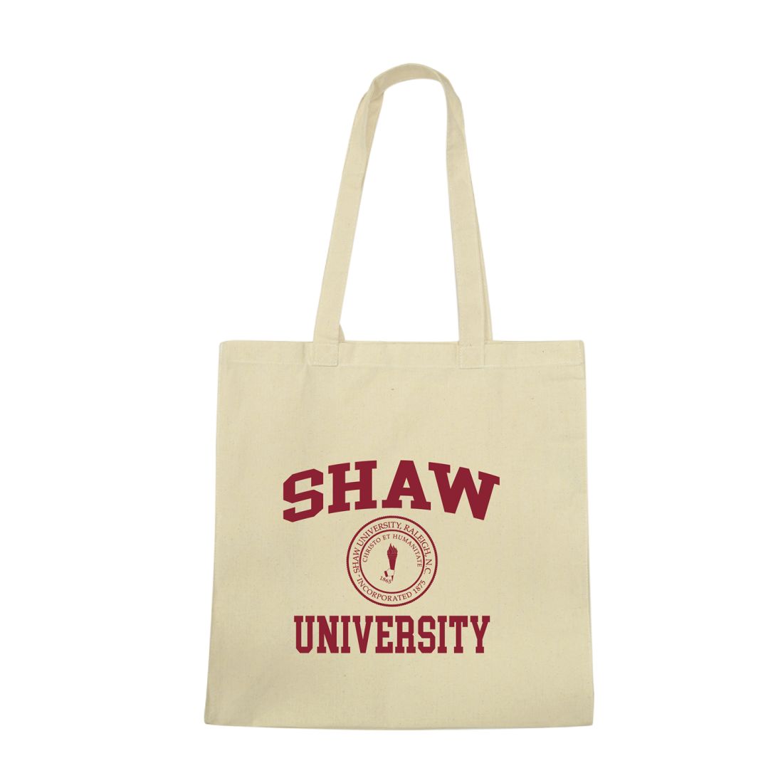 Shaw University Bears Institutional Seal Tote Bag