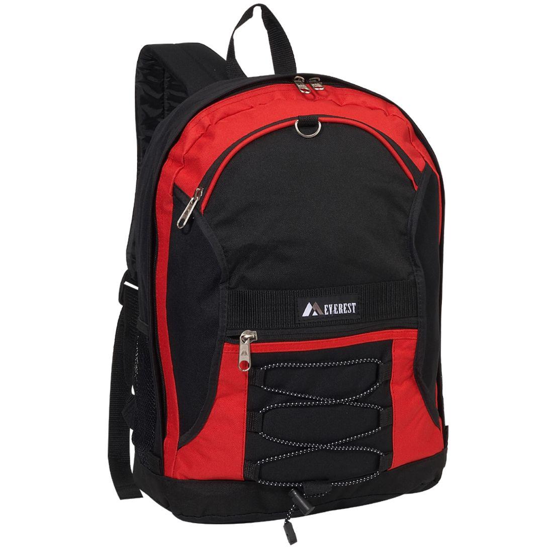 Everest Two-Tone Backpack w/ Mesh Pockets
