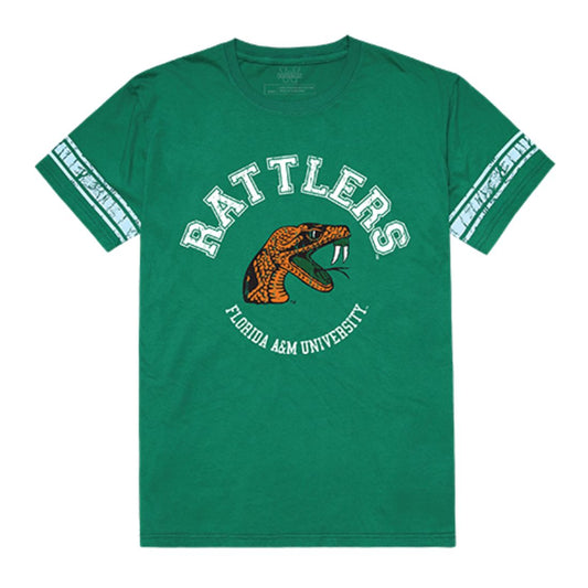 FAMU Florida A&M University Rattlers Men's Football T-Shirt Kelly-Campus-Wardrobe
