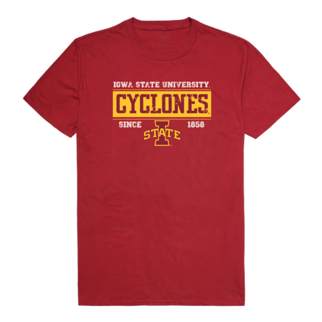 iowa state fan gear Iowa State University Cyclones Established T-Shirt, Large