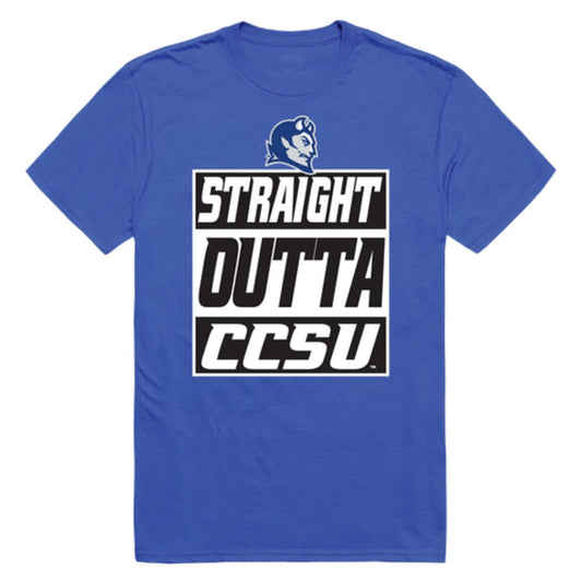 CCSU Central Connecticut State University Blue Devils Straight Outta T-Shirt