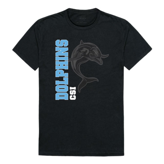 CUNY College of Staten Island Dolphins Ghost College T-Shirt