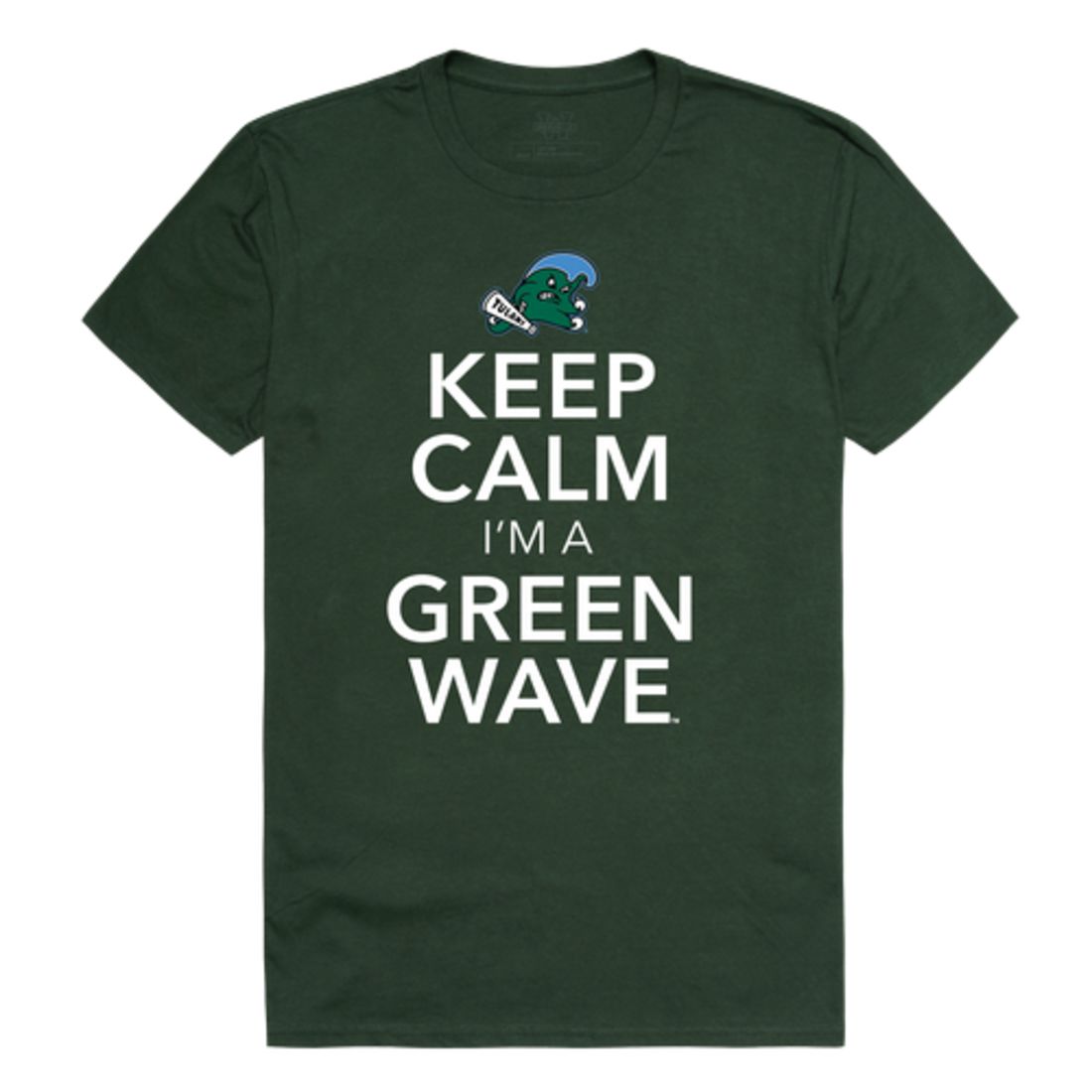 Tulane University Green Waves Keep Calm T-Shirt