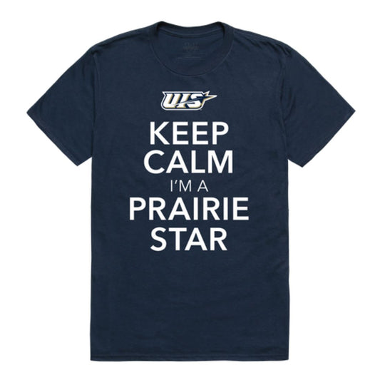 Keep Calm I'm From University of Illinois Springfield Prairie Stars T-Shirt Tee